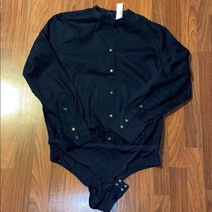 Dress shirt bodysuit